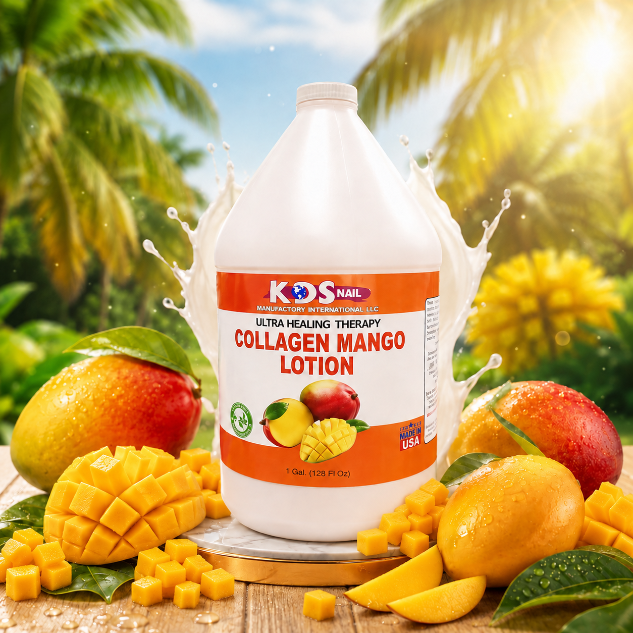 KDS | Ultra Healing Therapy Collagen Lotion - MANGO - 1 GALLON