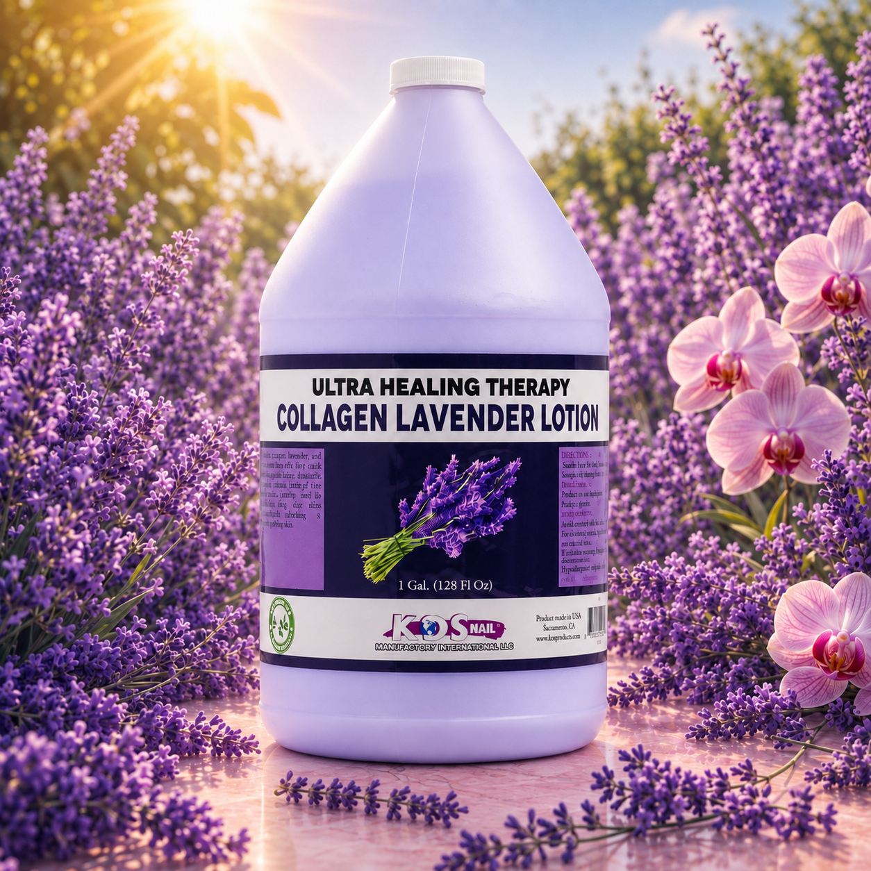 KDS | Ultra Healing Therapy Collagen Massage Lotion - LAVENDER - 1 Gallon