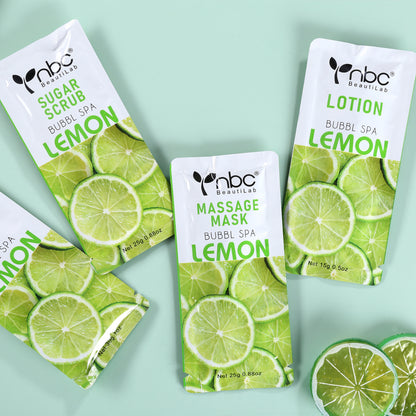 NBC Bubble World Spa 4-in-1 Pedicure kit - Lemon