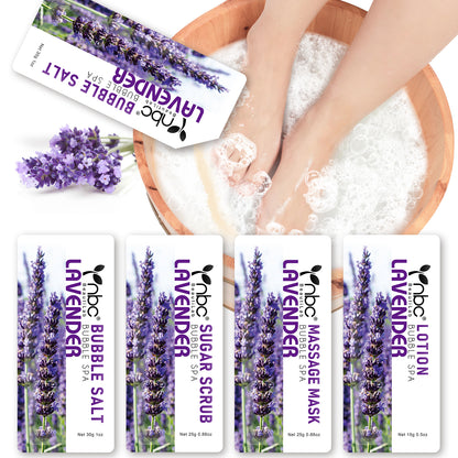 NBC Bubble World Spa 4-in-1 Pedicure kit - Lavender
