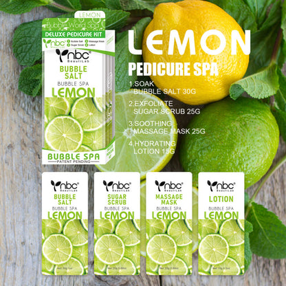NBC Bubble World Spa 4-in-1 Pedicure kit - Lemon