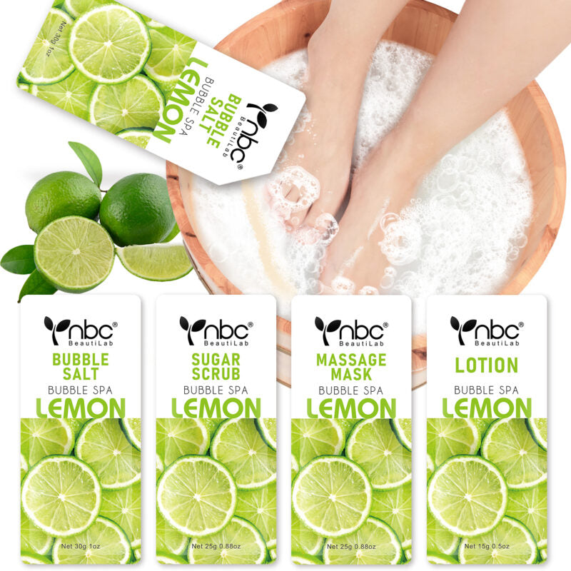 NBC Bubble World Spa 4-in-1 Pedicure kit - Lemon