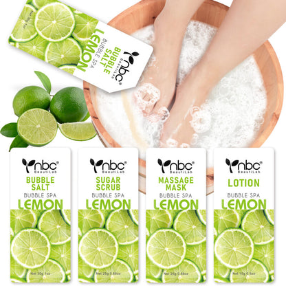 NBC Bubble World Spa 4-in-1 Pedicure kit - Lemon
