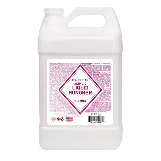 Liquid 301 Uv Clear - Ema Liquid Monomer - 128 OZ