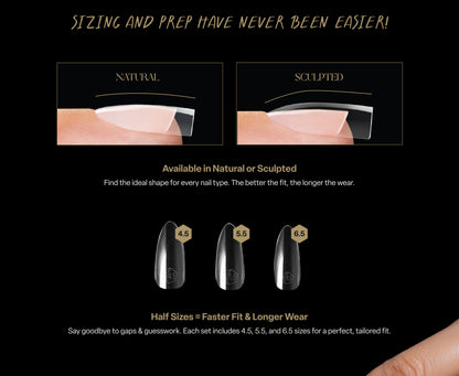 Apres | Gel-X® Natural Almond Box of Tips - Mini (280pcs)