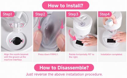 Table Top Mini Facial Steamer with Extendable Arm & Digital Control - P102