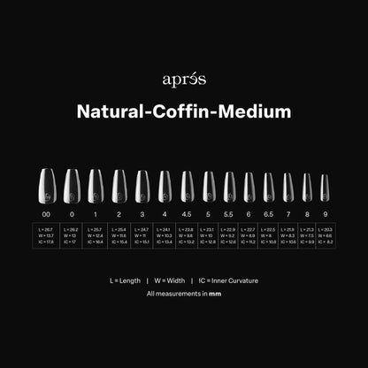 Aprés | GEL-X® NATURAL COFFIN BOX OF TIPS