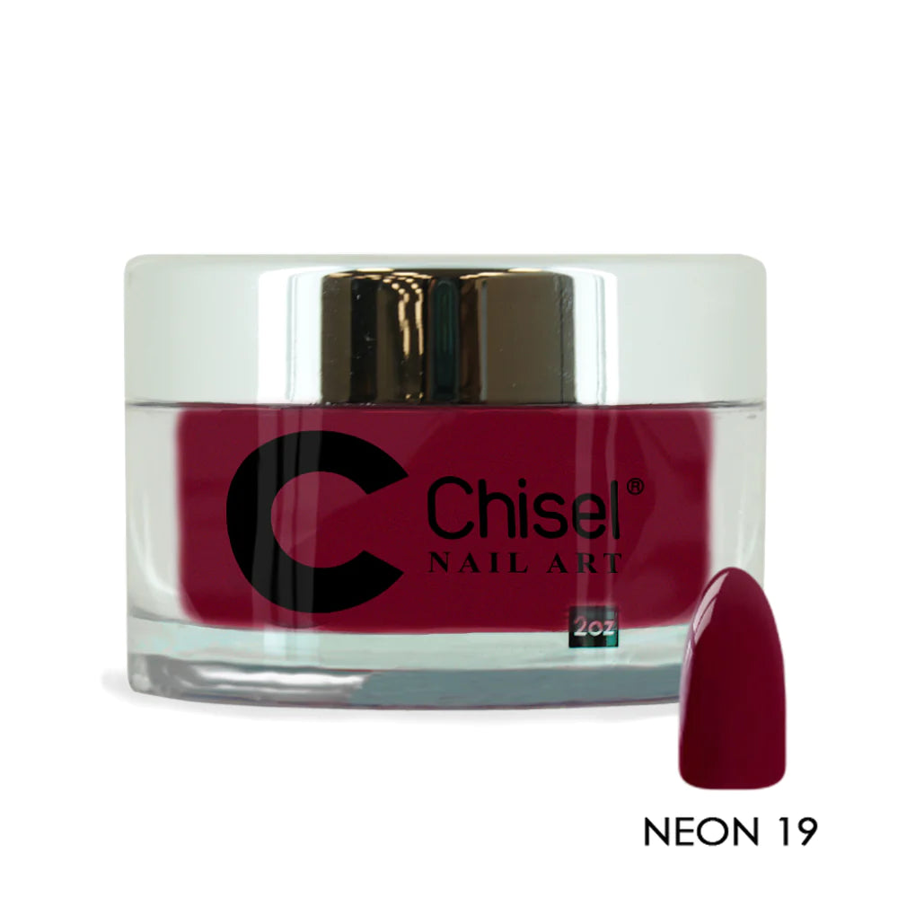 CHISEL ACRYLIC & DIPPING 2OZ - NEON 19