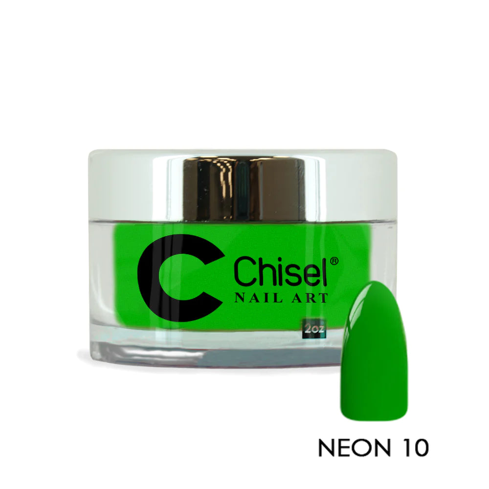 CHISEL ACRYLIC & DIPPING 2OZ - NEON 10