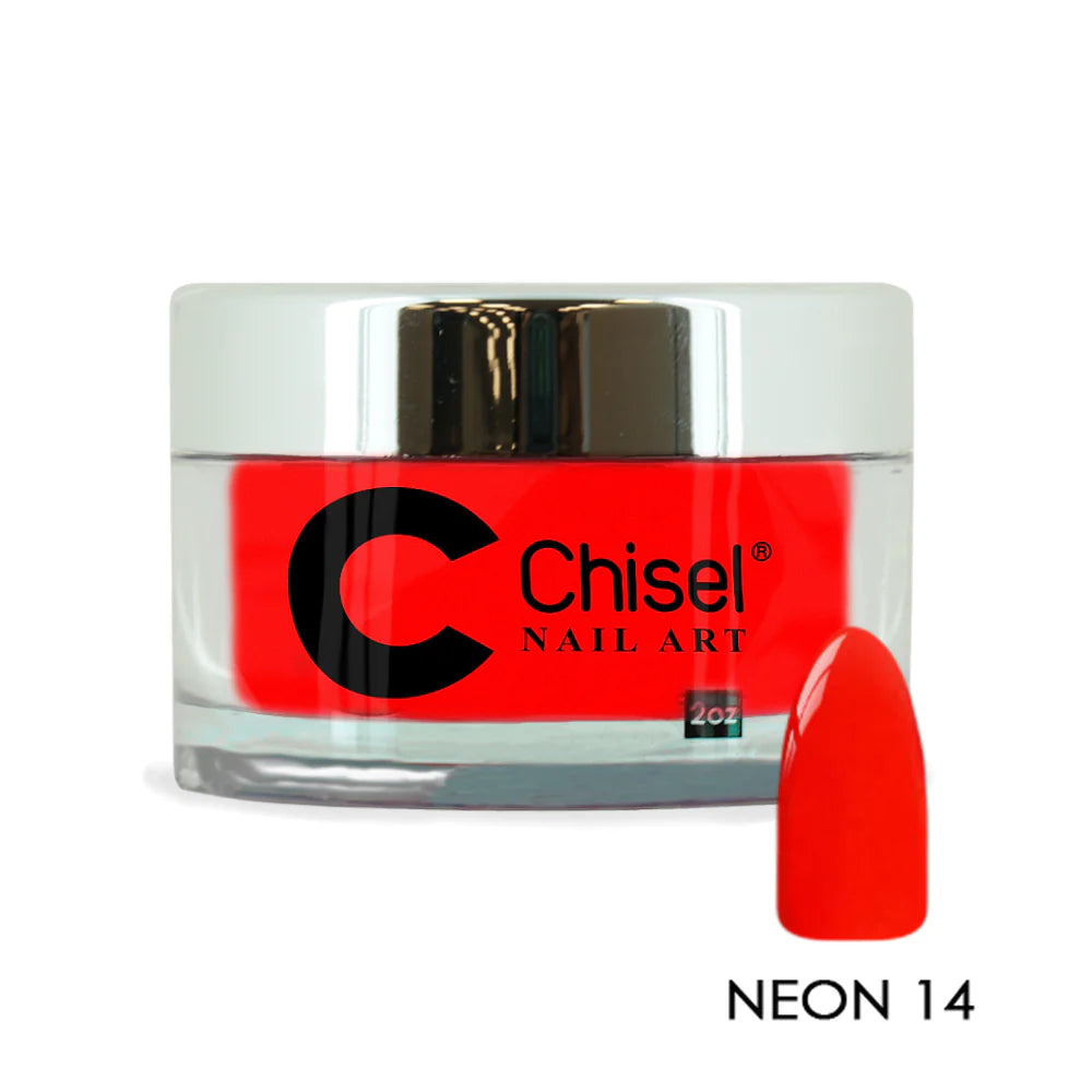 CHISEL ACRYLIC & DIPPING 2OZ - NEON 14