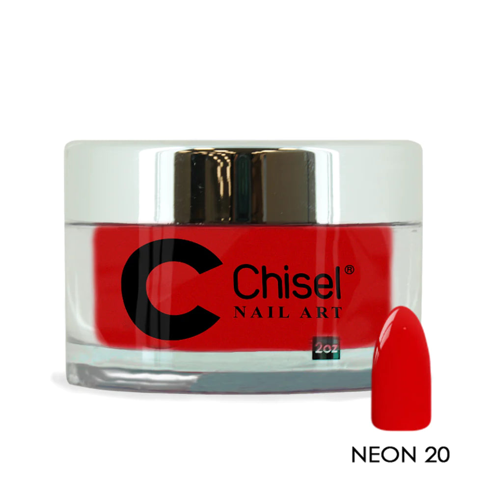 CHISEL ACRYLIC & DIPPING 2OZ - NEON 20