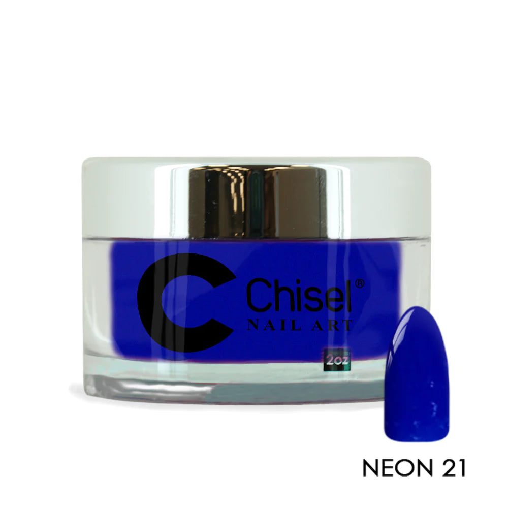 CHISEL ACRYLIC & DIPPING 2OZ - NEON 21