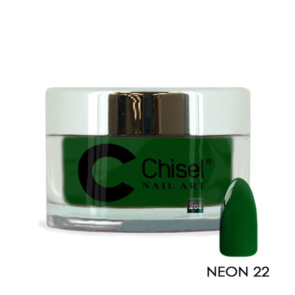 CHISEL ACRYLIC & DIPPING 2OZ - NEON 22