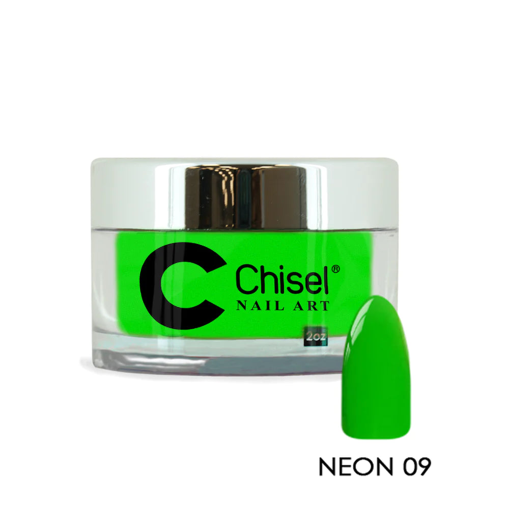 CHISEL ACRYLIC & DIPPING 2OZ - NEON 09