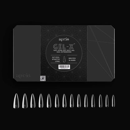Apres | Gel-X® Natural Stiletto Box of Tips - Mini (280pcs)