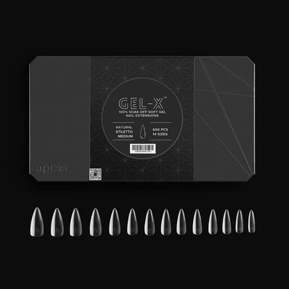 Apres | Gel-X® Natural Stiletto Box of Tips - Mini (280pcs)