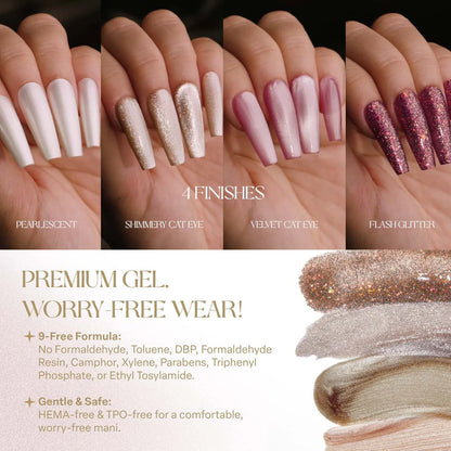 APRES | Astral Gel (HEMA-Free & TPO-Free) - FG01 (10ml) Wakey Reiki - Flash Glitter