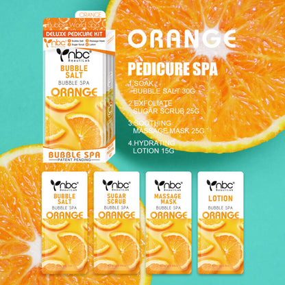 NBC Bubble World Spa 4-in-1 Pedicure kit - Orange