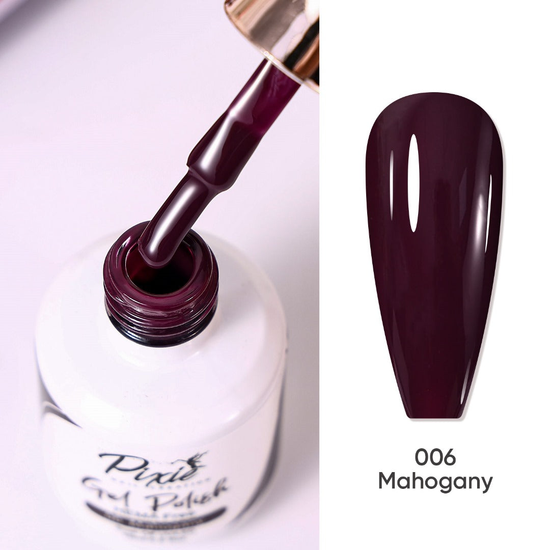 PIXIE | Super Dark Red gel polish - #SD006 Mahogany