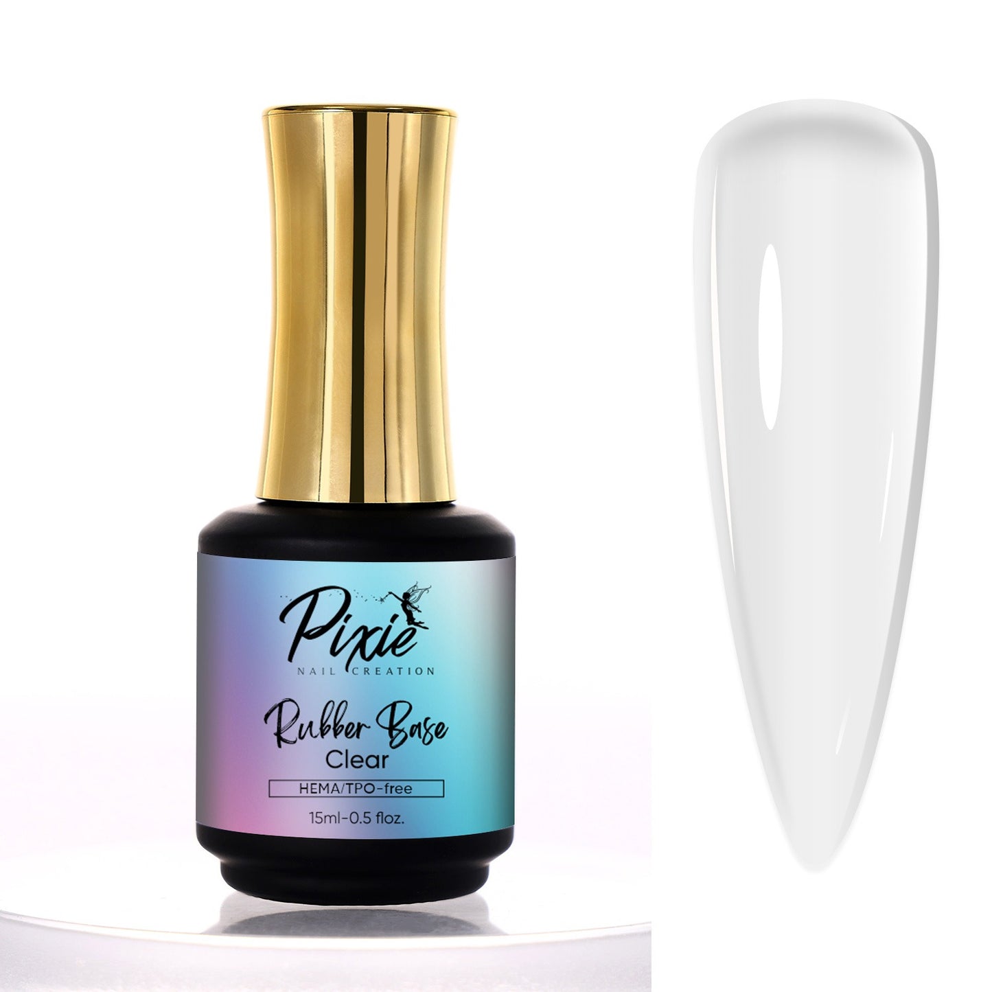 PIXIE | Rubber Base 15ml - Clear ( HEMA/TPO FREE)