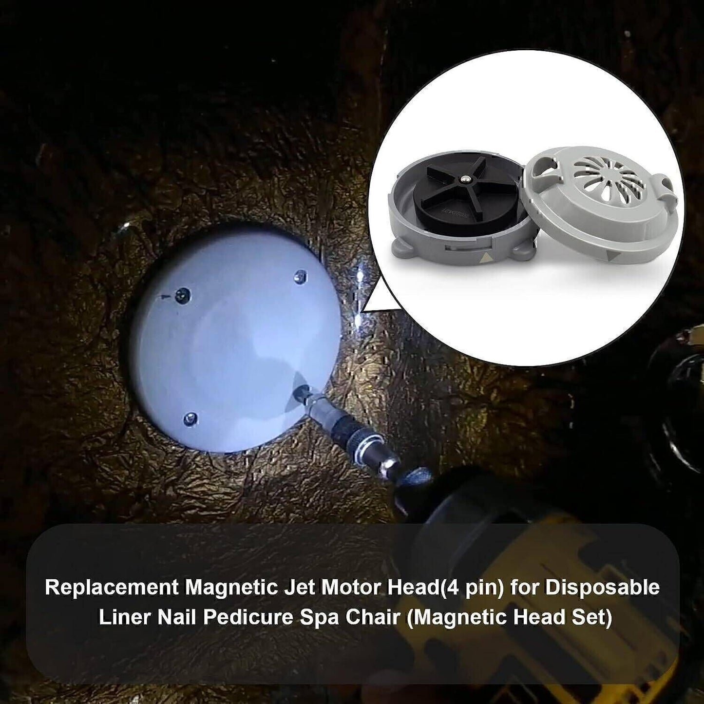 Pipeless Magnetic Jet Head Motor (4 pin)