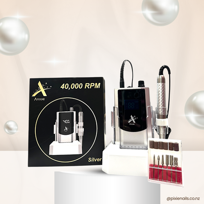 AVANI | Nail Drill Machine - 40.000 RPM - Silver