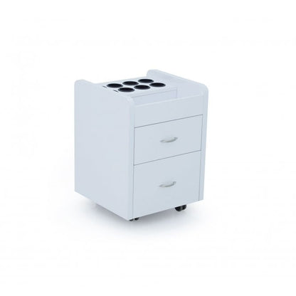 Pedicure Trolley with Tool Holders and Storage Drawers