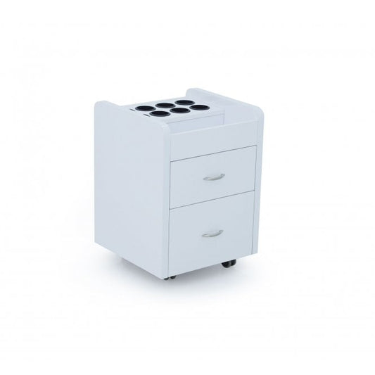 Pedicure Trolley with Tool Holders and Storage Drawers