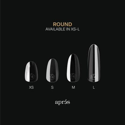 Aprés | GEL-X® NATURAL ROUND BOX OF TIPS