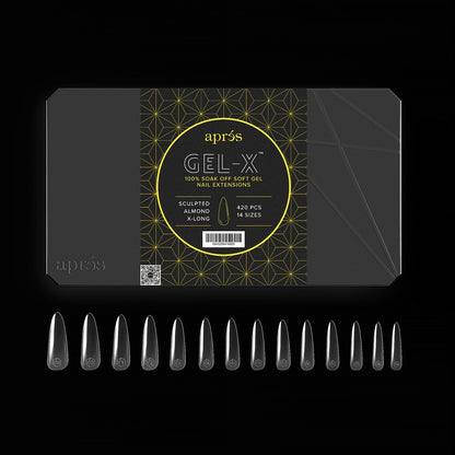 Aprés | GEL-X® SCULPTED ALMOND BOX OF TIPS
