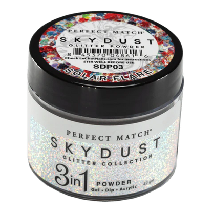 Lechat - SkyDust Glitter Powder - SDP03 Solar Flare 1.5 oz