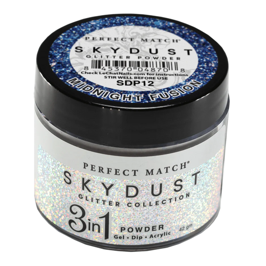 Lechat - SkyDust Glitter Powder - SDP12 Midnight Fusion 1.5 oz