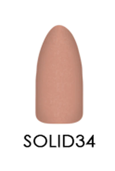 CHISEL ACRYLIC & DIPPING 2OZ - SOLID 034