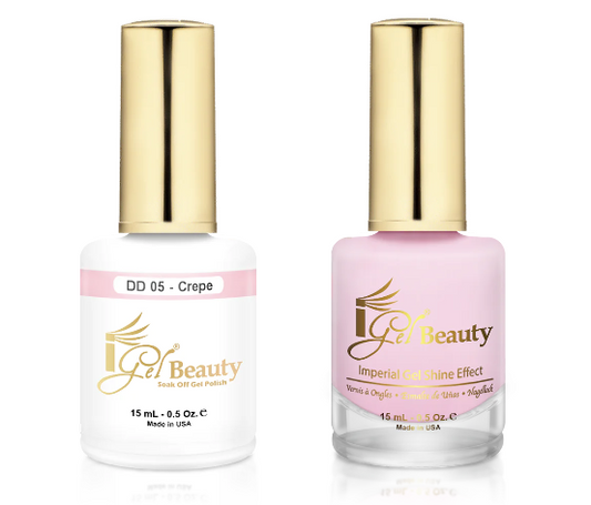 IGEL | GEL & NORMAL POLISH DUO - DD005 CREPE