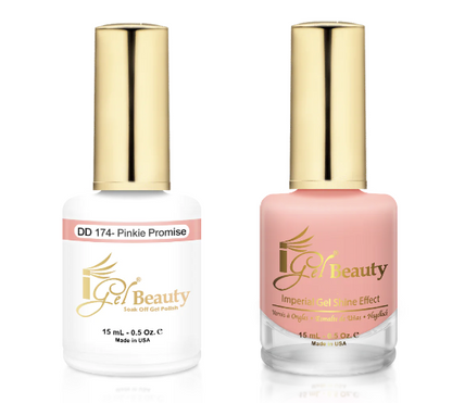 IGEL | GEL & NORMAL POLISH DUO - DD174 PINKIE PROMISE