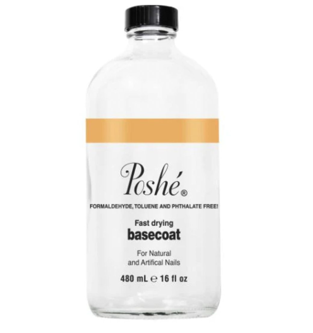 POSHE -  Base Coat 480ml/16oz (Fast Drying)