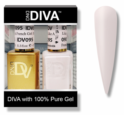DND DIVA Gel & Lacquer Duo - DV #095 Paint Me Like A French Girl