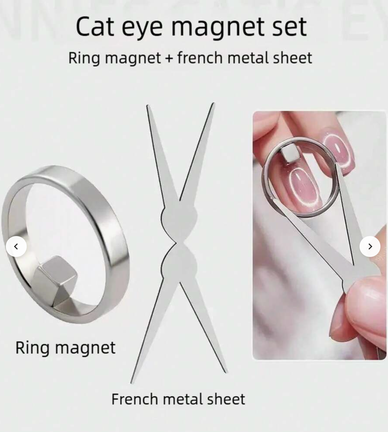 Combo French & Ring Cat Eye Magnet