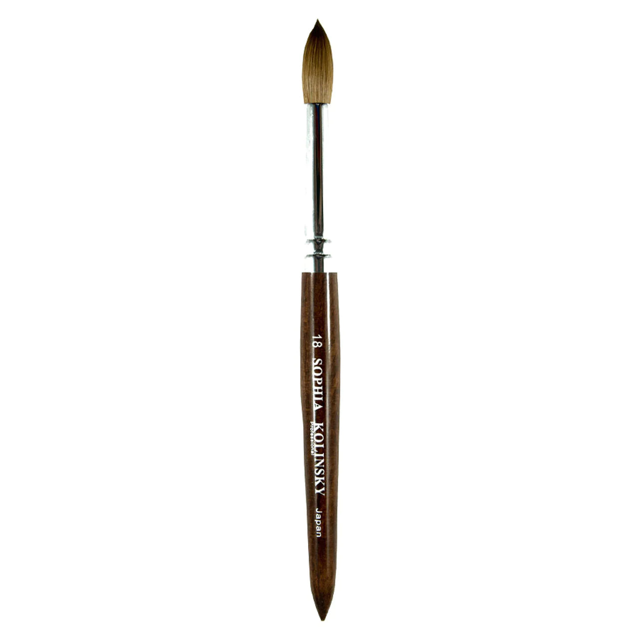 Acrylic Brush - Sophia Kolinsky Japan - Red Wood
