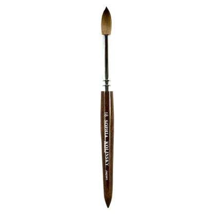 Acrylic Brush - Sophia Kolinsky Japan - Red Wood