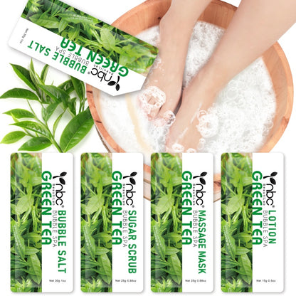 NBC Bubble World Spa 4-in-1 Pedicure kit - Green Tea
