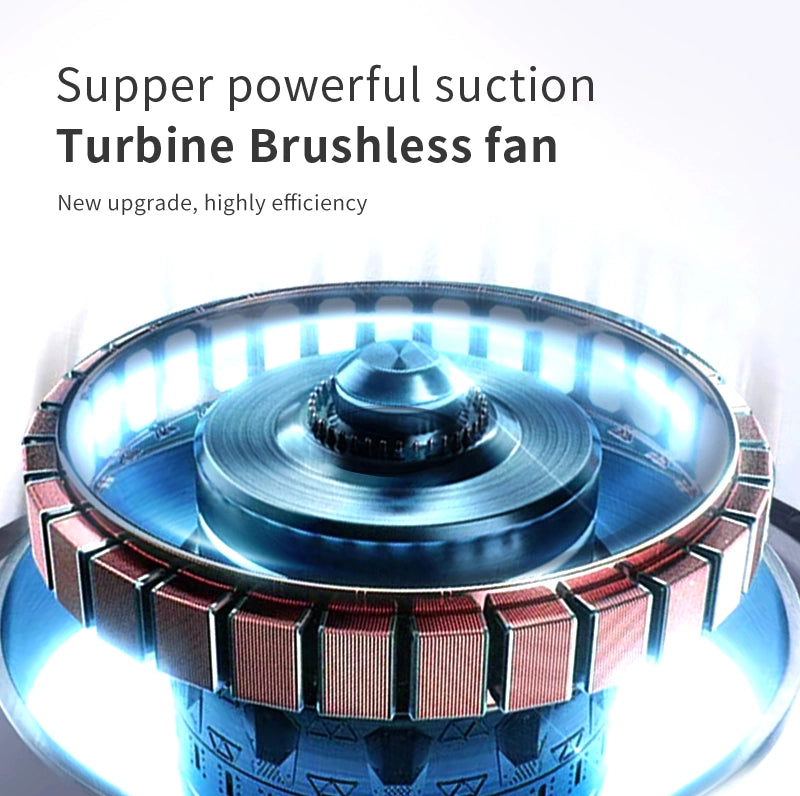 SNRQI Turbine Brushless Cordless Nail Dust Collector