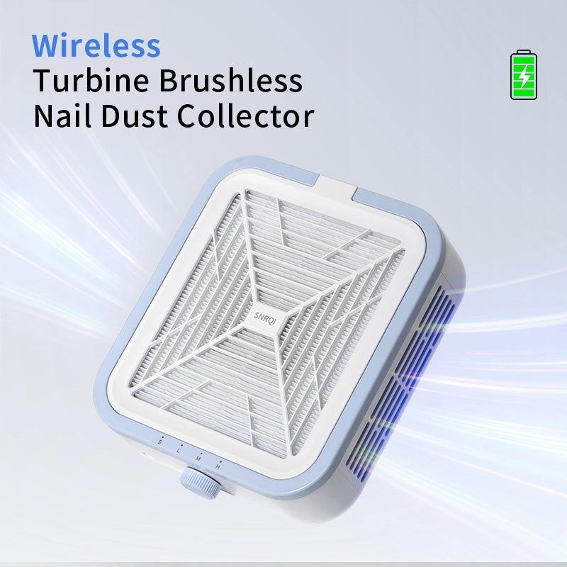 SNRQI Turbine Brushless Cordless Nail Dust Collector