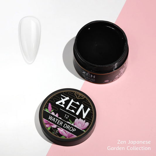 KaZEN| Builder Hard Gel -#12 Water Drop (Clear) - Japanese Garden Collection - 50ml