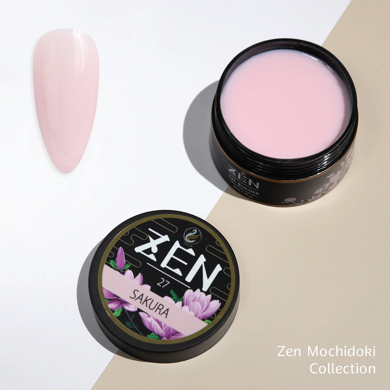 KaZEN Builder Hard Gel 27 Sakura Mochidoki Collection 50ml