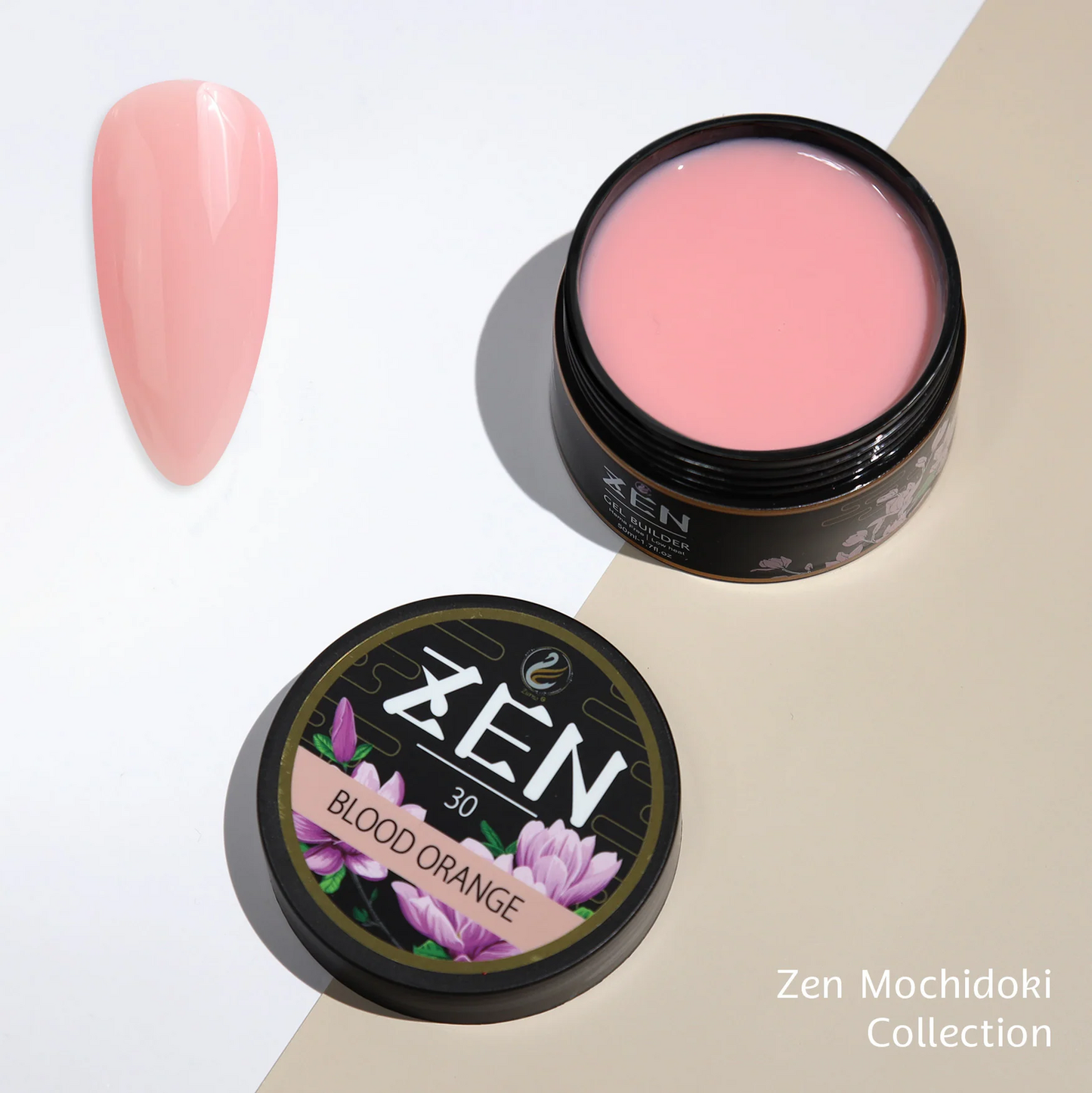 KaZEN| Builder Hard Gel -#30 - Blood Orange - Mochidoki Collection - 50ml