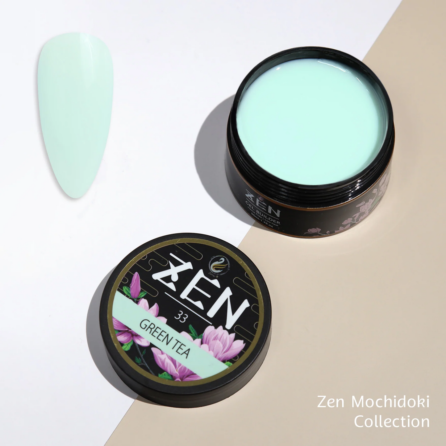 KaZEN| Builder Hard Gel - #33 - Green Tea - Mochidoki Collection - 50ml