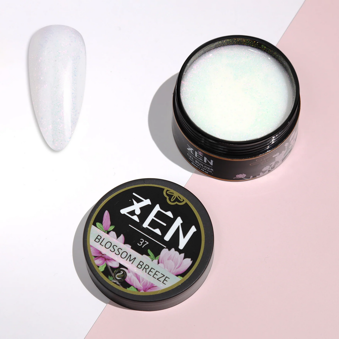 KaZEN| Builder Hard Gel -#39 Sugar Pop - Sakura Glimmer Collection - 50ml