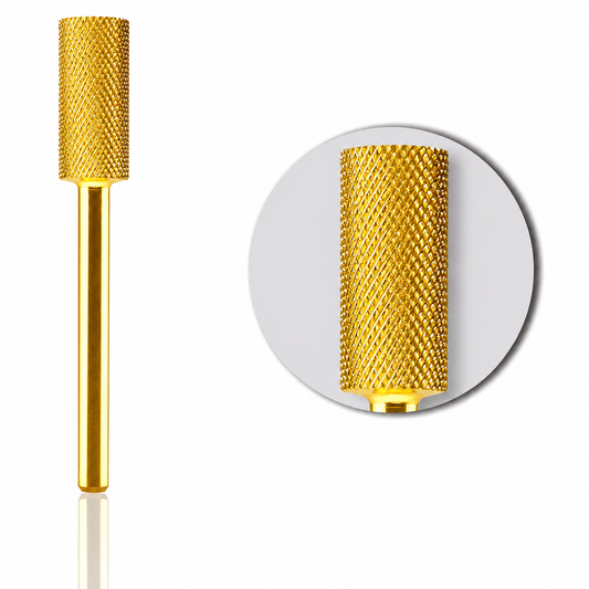 EXTRA FINE (XF) - SMALL BARREL NAIL DRILL BIT- GOLD