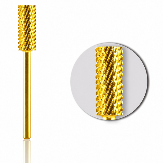 COARSE (C) - SMALL BARREL NAIL DRILL BIT- GOLD
